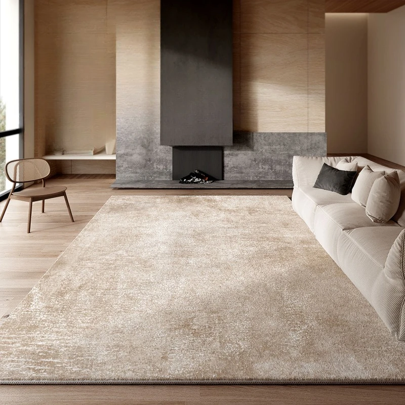 Living Room Carpet Home Sofa Coffee Table Bedroom Rug Cream Style Light Luxury Advanced Waterproof Anti-fouling Floor Mat Ковер 2