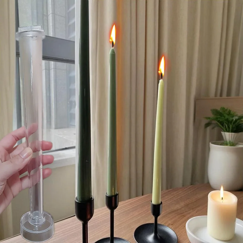 Sollee 3Pack 25cm Moule à Bougie Conique Moule à Bougie