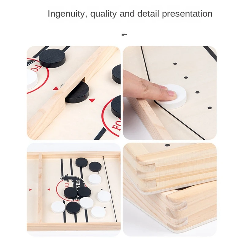 Wooden Bouncy Chess, Double-Player Bouncy Chess, Double-Player Wooden Fun Family Parent-Child Interactive Props