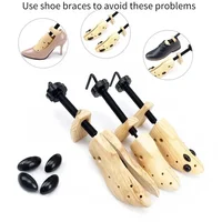 Solid Wood Shoe Extender Shoe Extender Shoe Extender Shoe Last Can Be Adjusted for Men's and Women's Shoes 1