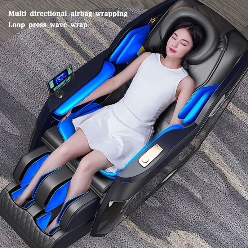 Massage Chair LCD Screen Bluetooth Smart Speaker Chair Multi Functional Electric Massage Chair Full Body Air Bag Zero Gravity 2