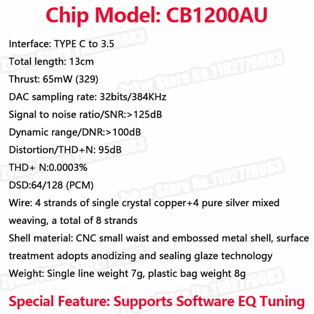 Type C to 3.5mm HiFi DAC Earphone Amplifier USB C Audio Decoder AMP Adapter CB1200AU Chip Sound Card Digital Decoder For Android 5 Type C to 3.5mm HiFi DAC Earphone Amplifier USB C Audio Decoder AMP Adapter CB1200AU Chip Sound Card Digital Decoder For Android 5
