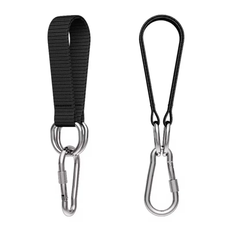 Tree Swing Straps Gym Single Bar Extension 100kg Heavy Duty Hook Ring