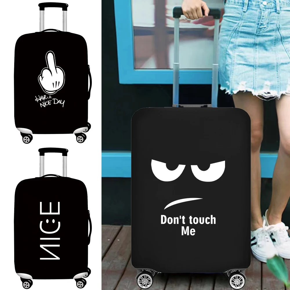 Travel Protective Luggage Covers Traveling Essentials Accessory Duffle Bag Print for 18-28 Inch Trolley Case Suitcase Cover