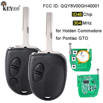 KEYECU 304MHz FCC ID: QQY8V00GH40001 Remote Key Fob for Holden Commodore 1993-2006 Chevrolet Caprice Lumina GTO 2004 2005 2006 1