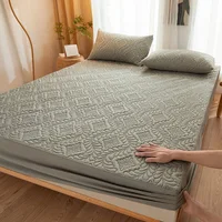 Home Mattress Cover Waterproof Thickened Quilted Waterproof Bed Cover Breathable Mattress Protector Fitted Bed Sheet 140/160×200
