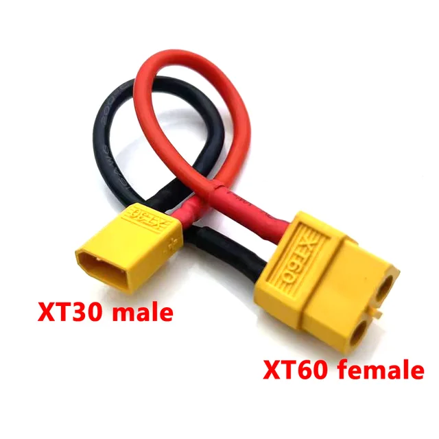 QIANRENON Adattatore Parallelo 1 In 2 XT60 ESC Splitter XT60 Maschio A 2 Prese A Forma Di Y Connettore XT60 1 A 2 Batterie Al Litio ESC Maschio, Per - Foto 12
