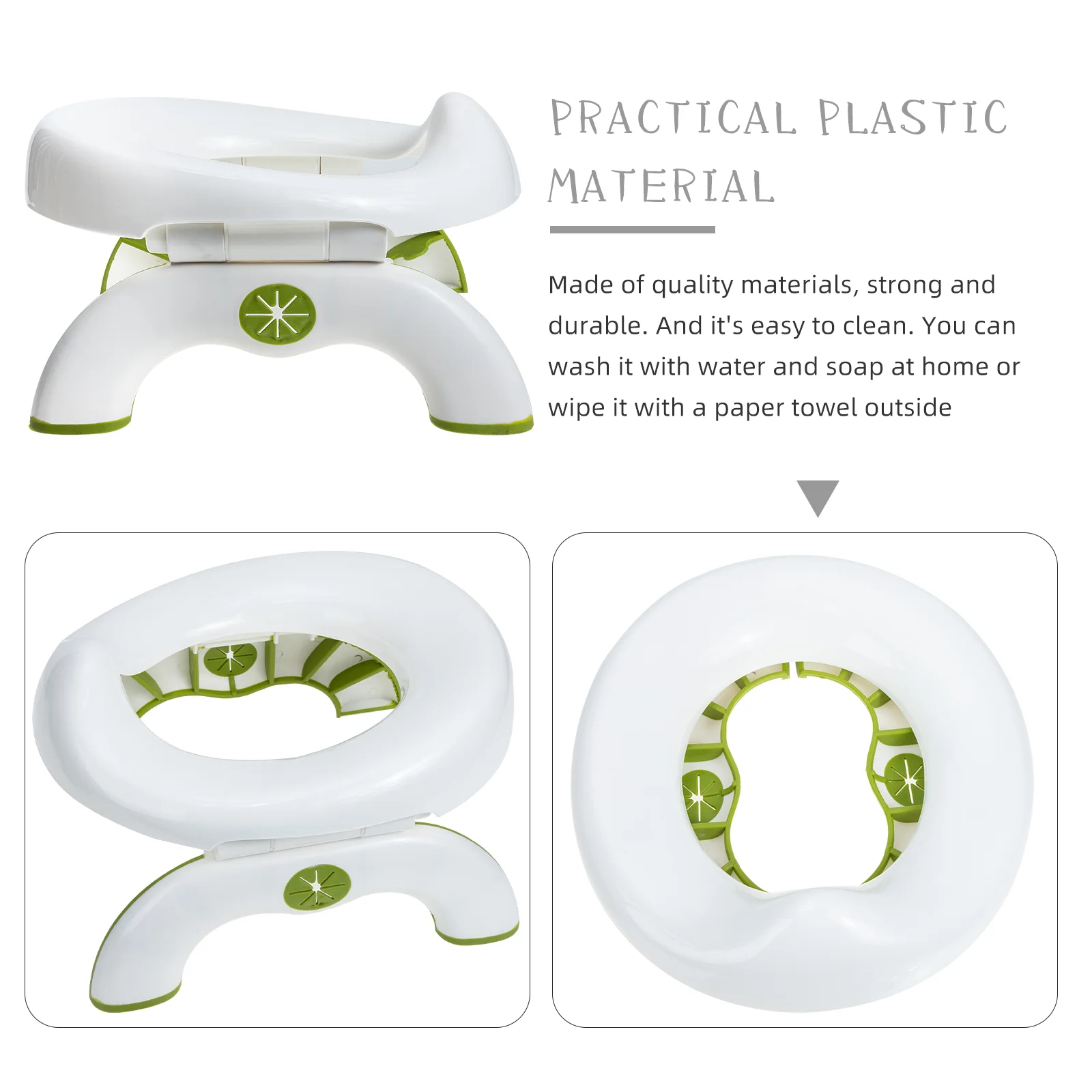 Baby Travel Potty Durable Toilet Children Kids Training Seat Folding Foldable Portable 5