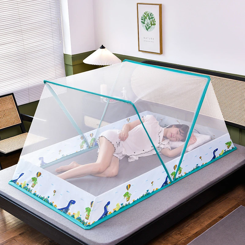 Uitdaging Integraal Luxe Hemelbed Frame Mosquito Tent Opvouwbare Klamboe Thuis Installatie Gratis  Bodemloze Draagbare Opslag Enkele Deur Klamboe|Klamboe| - AliExpress