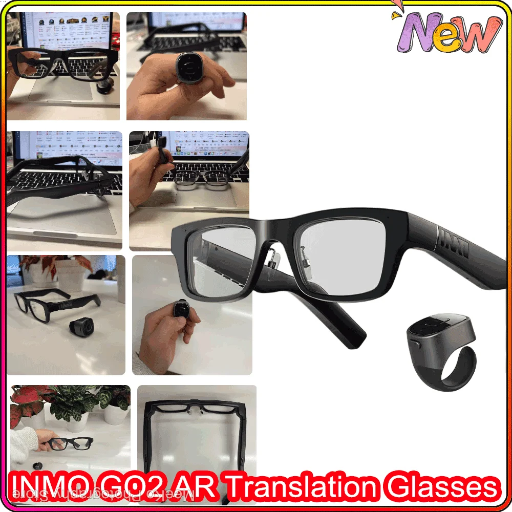 INMO GO2 翻訳 AR スマートグラスリアルタイム翻訳 40 言語ワイヤレス