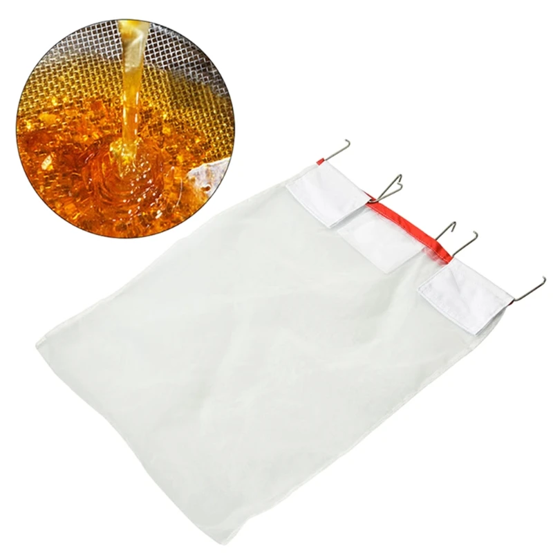 Beekeeping Equipment Honey Strainer Filter Honey Sifter Food Fondant Filter Bag Mesh Nylon Bag Bee Net 87HA beekeeping tools beekeeping accessories