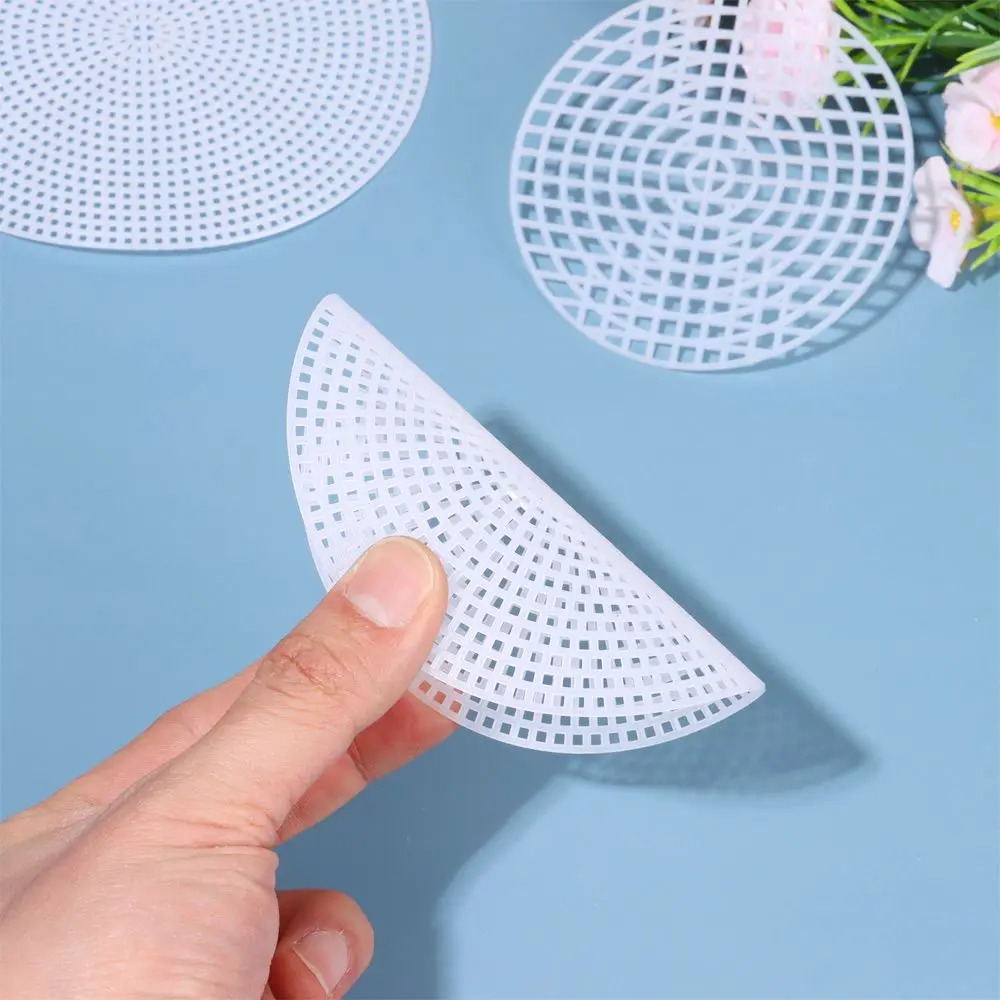 White Assistant Accessories for Weaving Bags Knitted Piece Grid Plate Woven Material