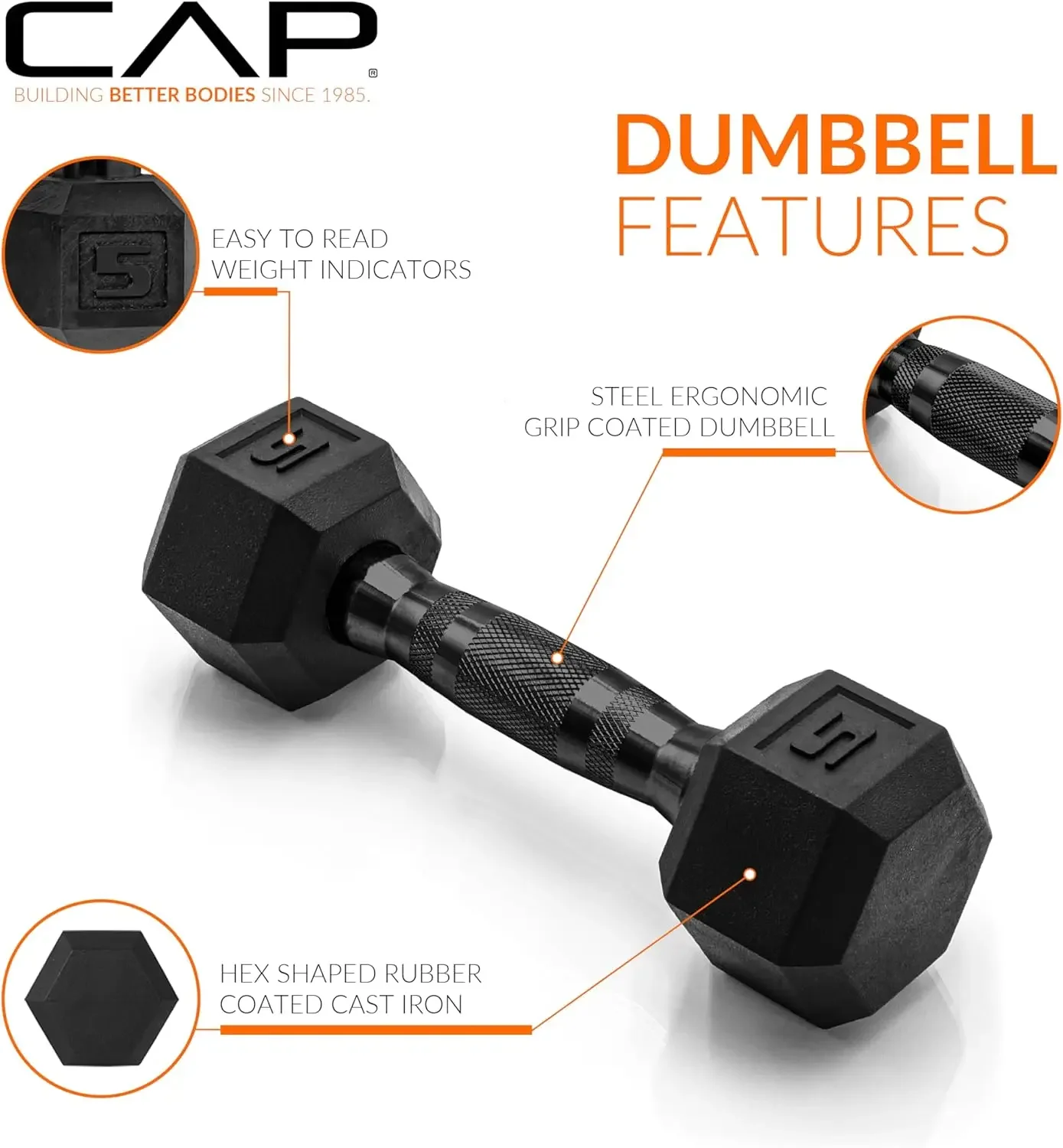 3lb Neoprene Dumbbell 3