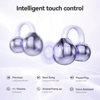 Ear Clip Headphones Wireless Bone Conduction Bluetooth 5.4 Earbuds Comfortable Waterproof Sport Headsets With Digital Display - Image 6