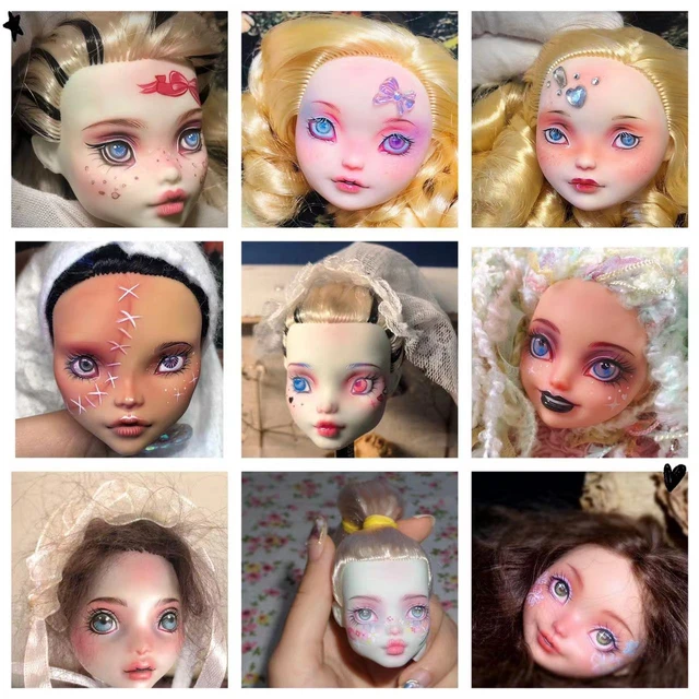 Tête de poupée monstre de maquillage, Collection Rare, lycée Ever
