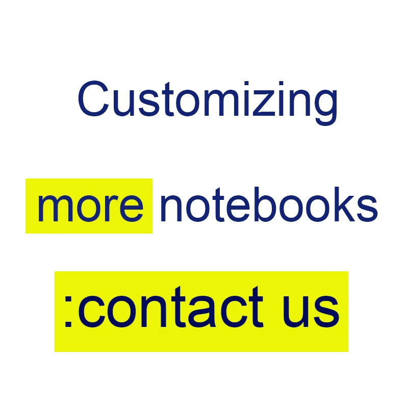 Custom more notebook