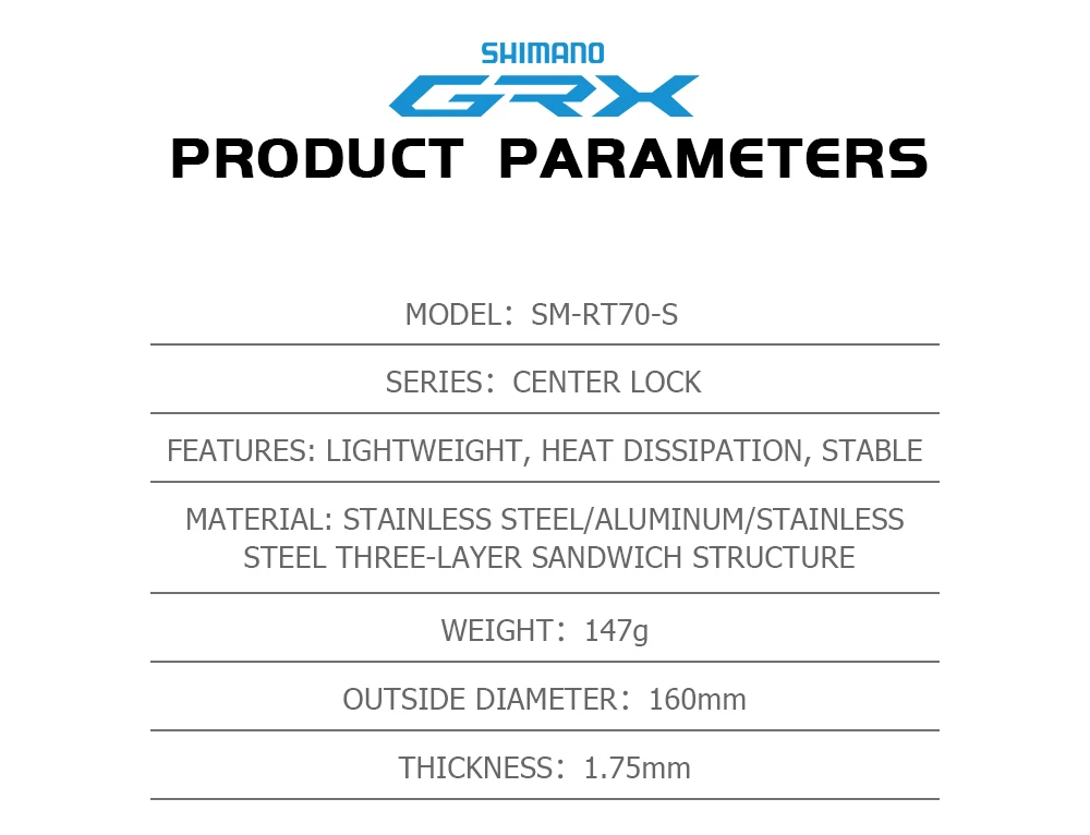 Shimano rt70 Mittel verriegelung scheibe sm rt70 mm1/2pcs Scheiben rotor Eis technologien r7000 Serie Scheiben brems rotor mtb/Straßen rotor – Detail 5