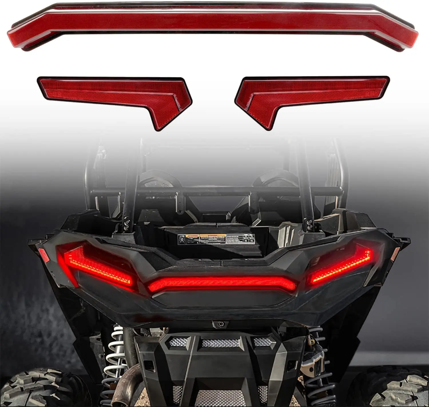 LEDTailLightRearLampReplacementBrakeLightsforPolarisRZRXP