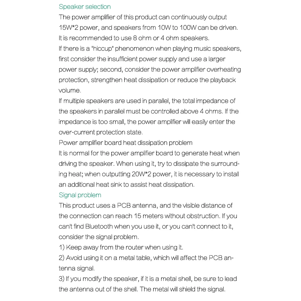 Stereo Subwoofer Amplifier Board Speaker Audio Amplifier APP Control Wireless Module Bluetooth-Compatible