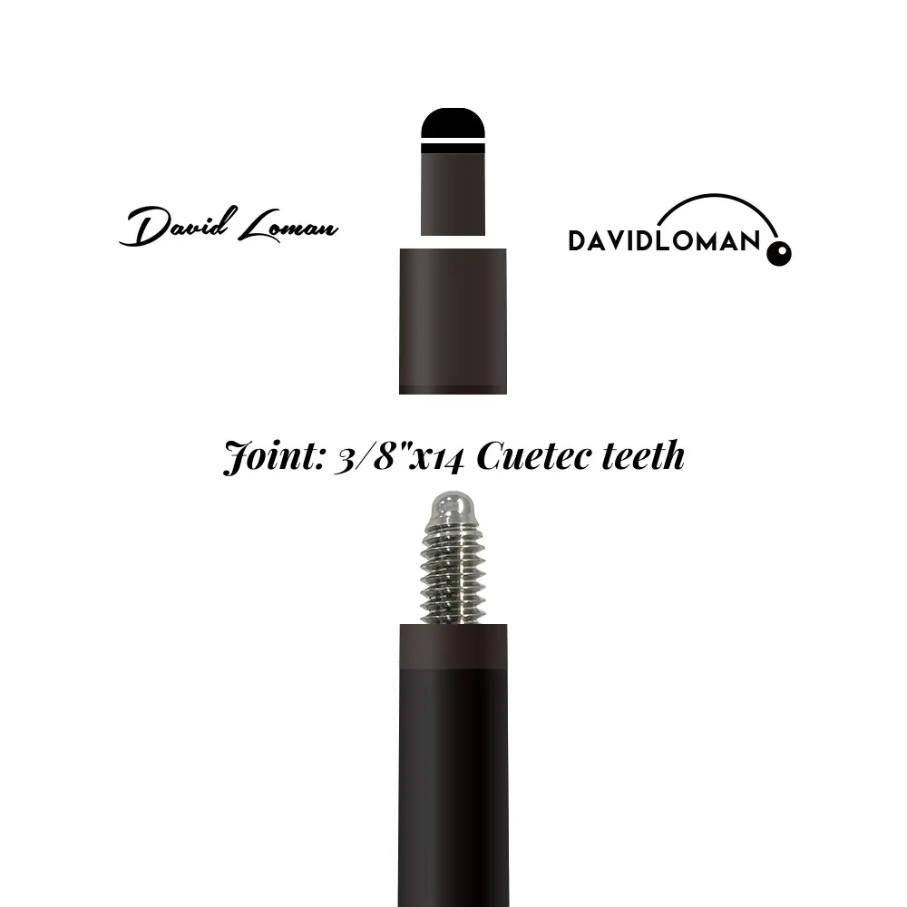 DAVID LOMAN カーボンシャフト12.5mm(ラジアルジョイント) DAVID LOMAN カーボンシャフト12.5mm(ラジアルジョイント