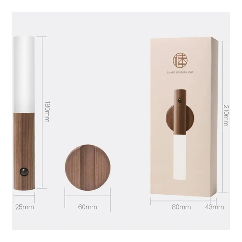 LED 마그네틱 야간 조명 바디 센서, 충전식 이동 램프, 지능형 벽 램프, 주방 캐비닛 옷장 조명, 휴일 선물