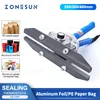 ZONESUN Direct-heat Plier Portable Impulse Heat Sealing Machin Composite Aluminum Foil Pouch Foil Bag Sealer ZS-FKR200C 1