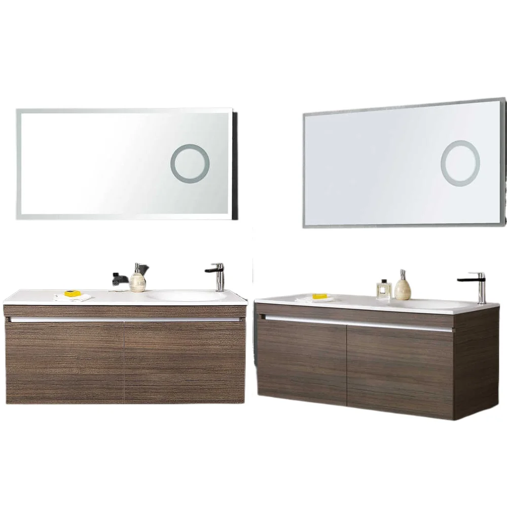 Home Wall Mounted Solid Wood Bathroom Cabinet Bathroom Vanity