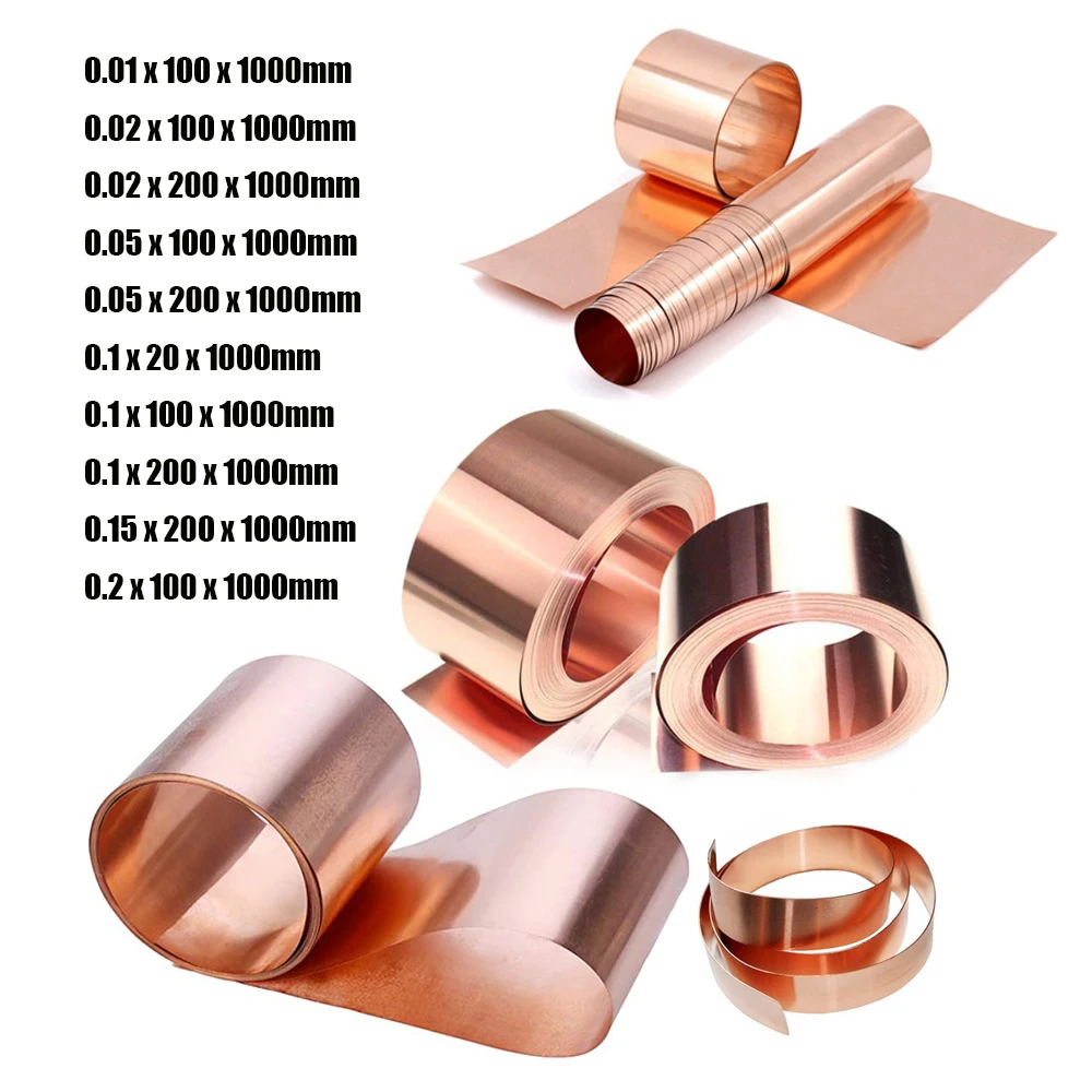 9999CopperBeltPureRedCopperUltrathinCopperFoilCopperSheet