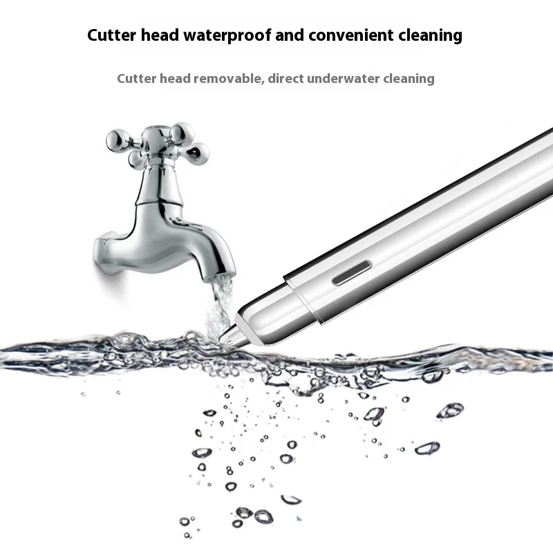 Electric Waterproof Eyebrow Trimmer with LED Light, Cordless Precision Shaper for Women, Portable Brow Grooming Tool