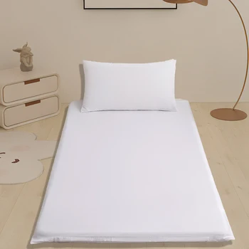 Housse de matelas entièrement fermée, amovible et lavable, anti-poussière et antidérapante, sans taie d'oreiller ni matelas 1