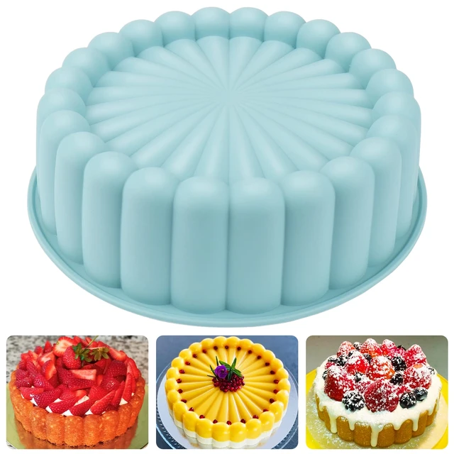 1pc Silicone Bundt Cake Pan, Non-Stick 11-Inch Silicone Cake Mold