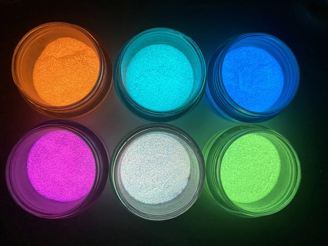 Neon Glow Nail Art Sand Pigment for Nail Decorations