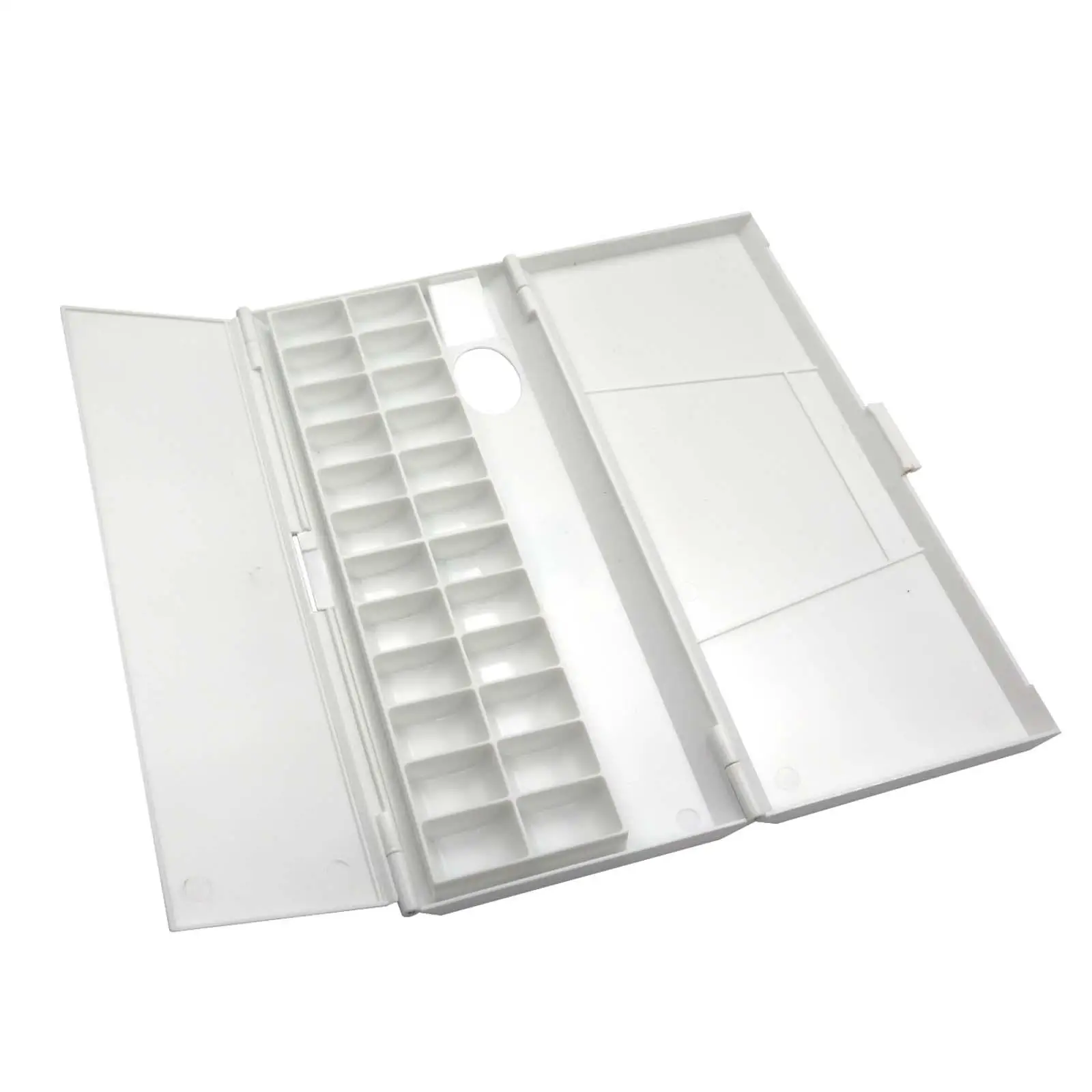 

Empty Paint Palette 24 Grids Storage Box with Lid Paint Holder Paint Palette