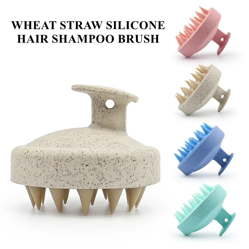 

Silicone Shampoo Scalp Hair Massager Brush Body Scalp Massage Brush Hair Washing Comb Bath Shower Brush Salon Hairdressing Tool