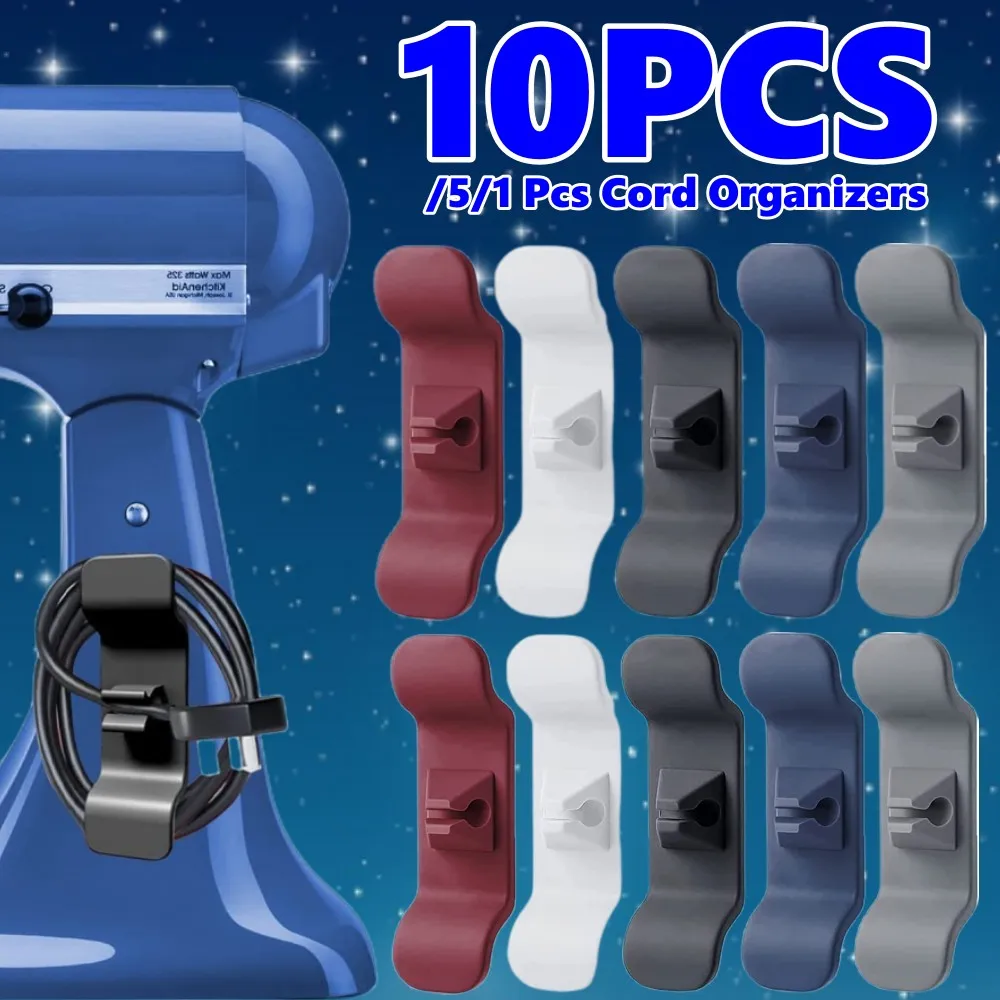 10/5/1 Pcs Cord Organizer Per Elettrodomestici Cucina Storage Cord Wrapper Cable Wire Cord Organizer Friggitrice Ad Aria Macchina Da Caffè Cucina