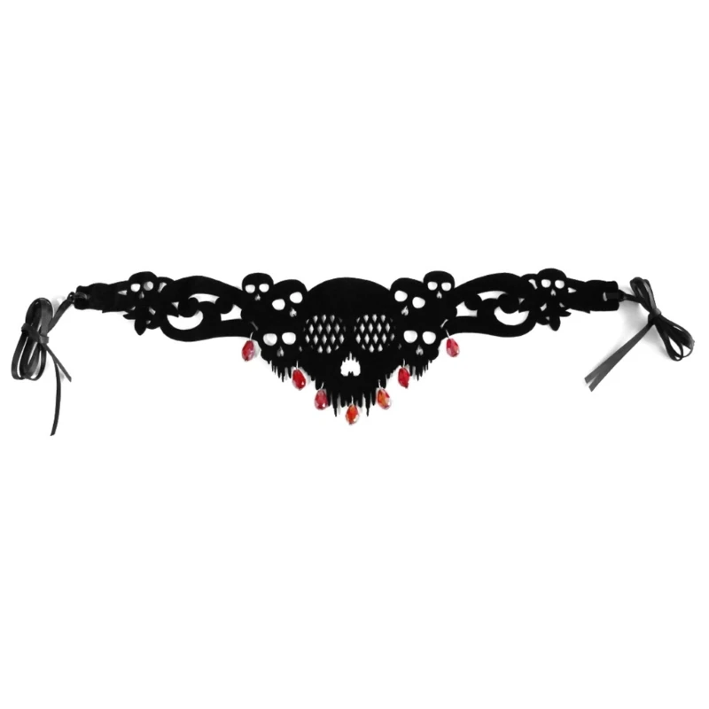 

Girl Exquisite Necklace Bestie Jewelry Halloween Gifts Novelty Choker for Friend