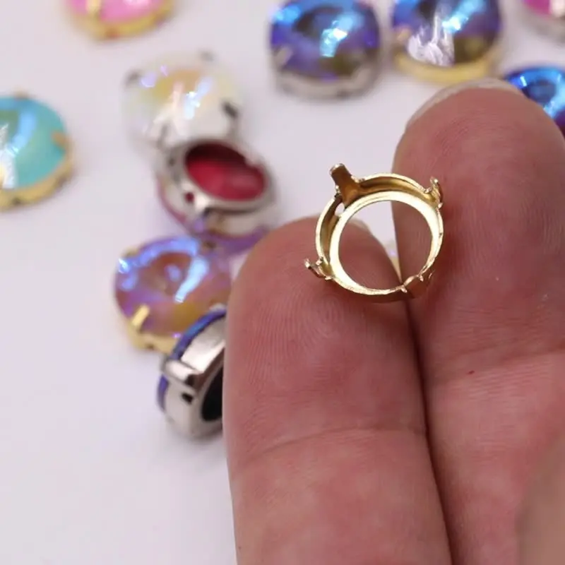 Медные пустые зажимы для камней YICHUAN