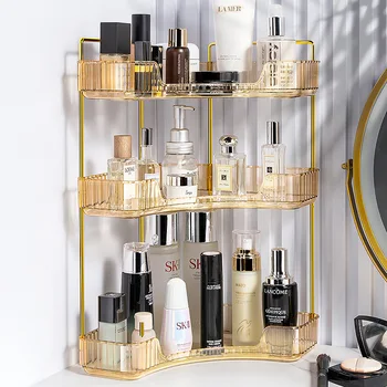Acrylic Corner Storage Shelf Organizer 1