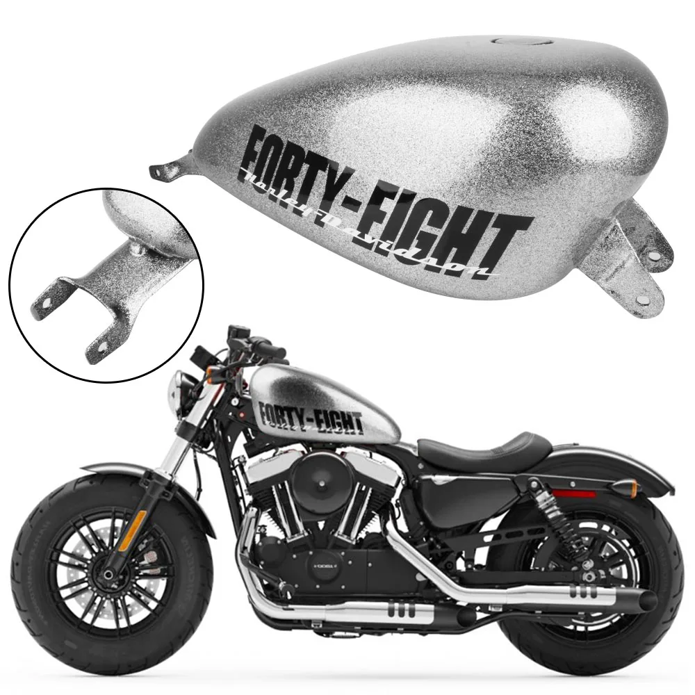 14.4L New Style Forty-eight Motorcycle Oil Gas Retro Fuel Tank For Harley  Sportster Iron XL 48 883 1200 04-18 Motorbike Tanks - AliExpress