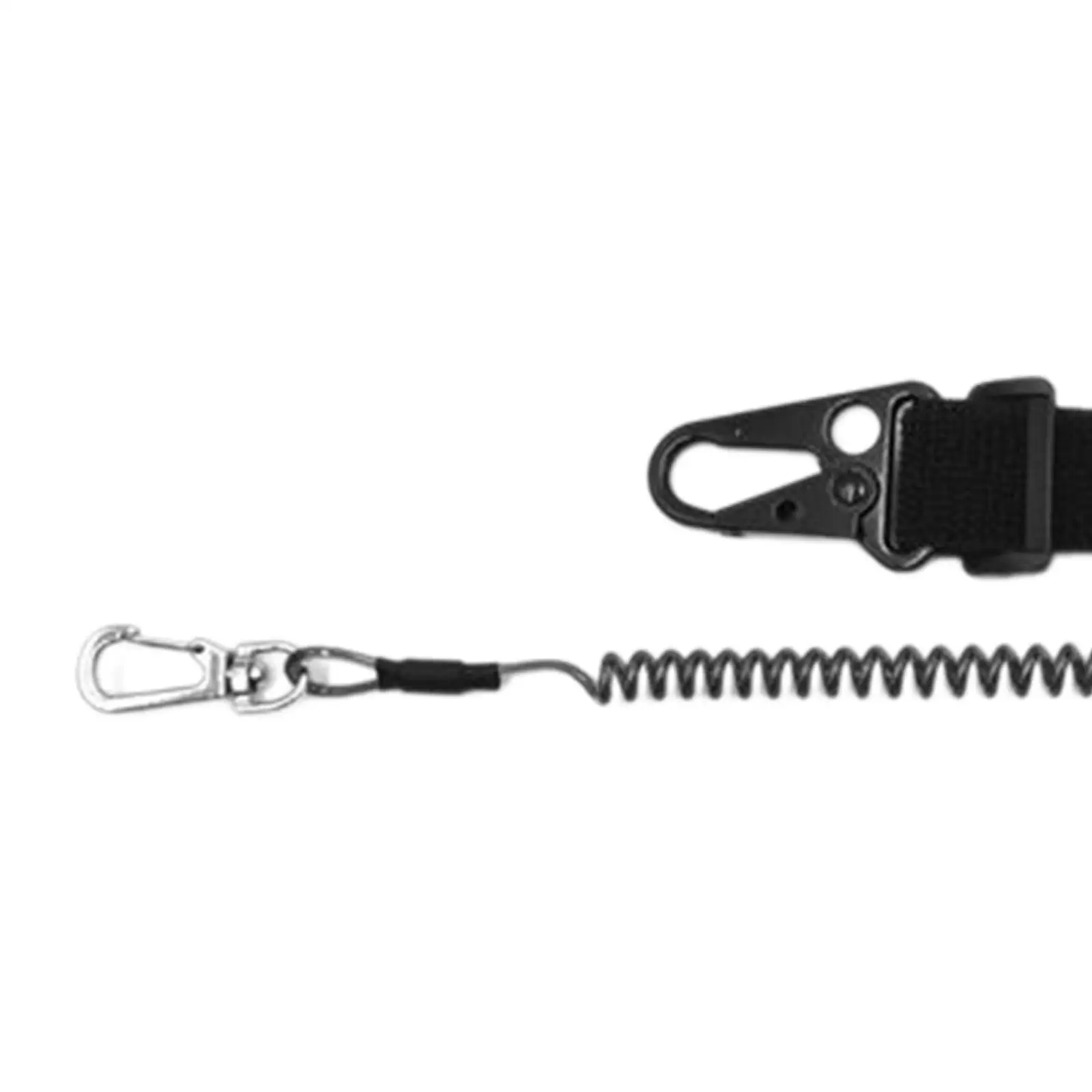 2x Fishing Lanyard Portable Rod Strap Prevent Rod Drop Lose Tool Wire Spring Cord Strap Fishing Pole Tether for Paddles Fishing