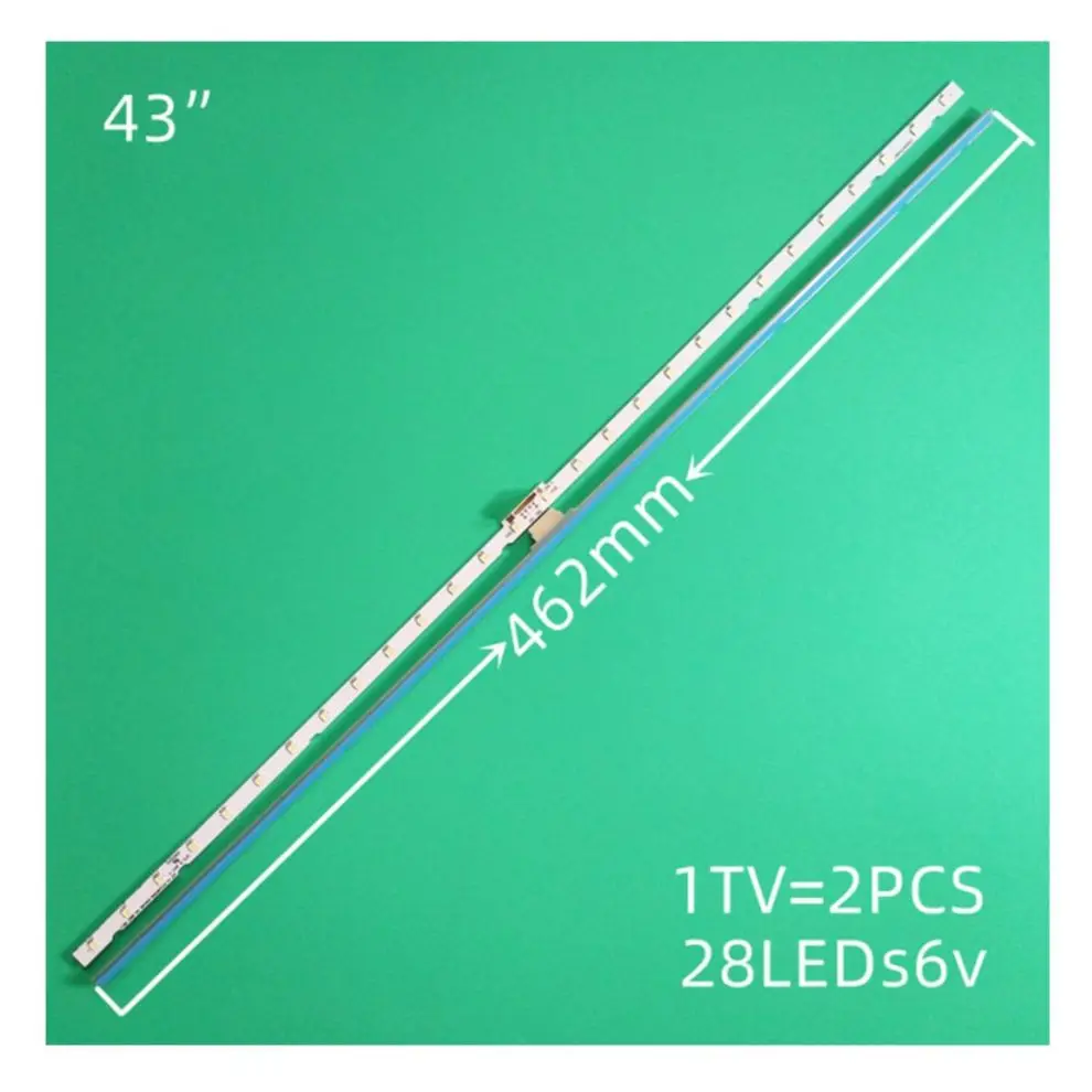 

Светодиодная лента для подсветки (2) для Samsung 43NU7100, UE43NU7100, UN43NU7100, UE43NU7100U, AOT_43_NU7100F, UE43NU7120U, UE43NU7170U