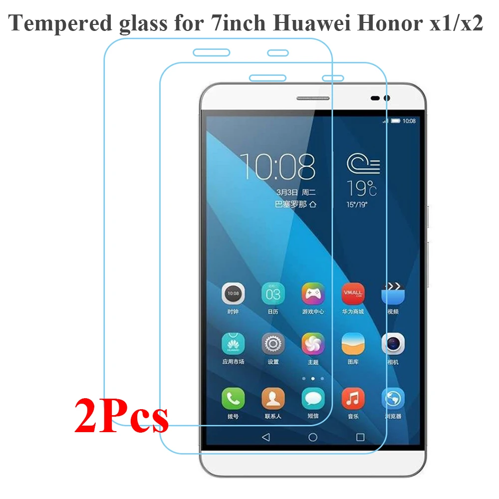 2 Pz/Pacco Proteggi Schermo Per Huawei Honor X2 Gem-703L Gem-702L 0.3Mm 9H Tablet In Vetro Temperato Per 7 ''Huawei Honor X1 7D-501U