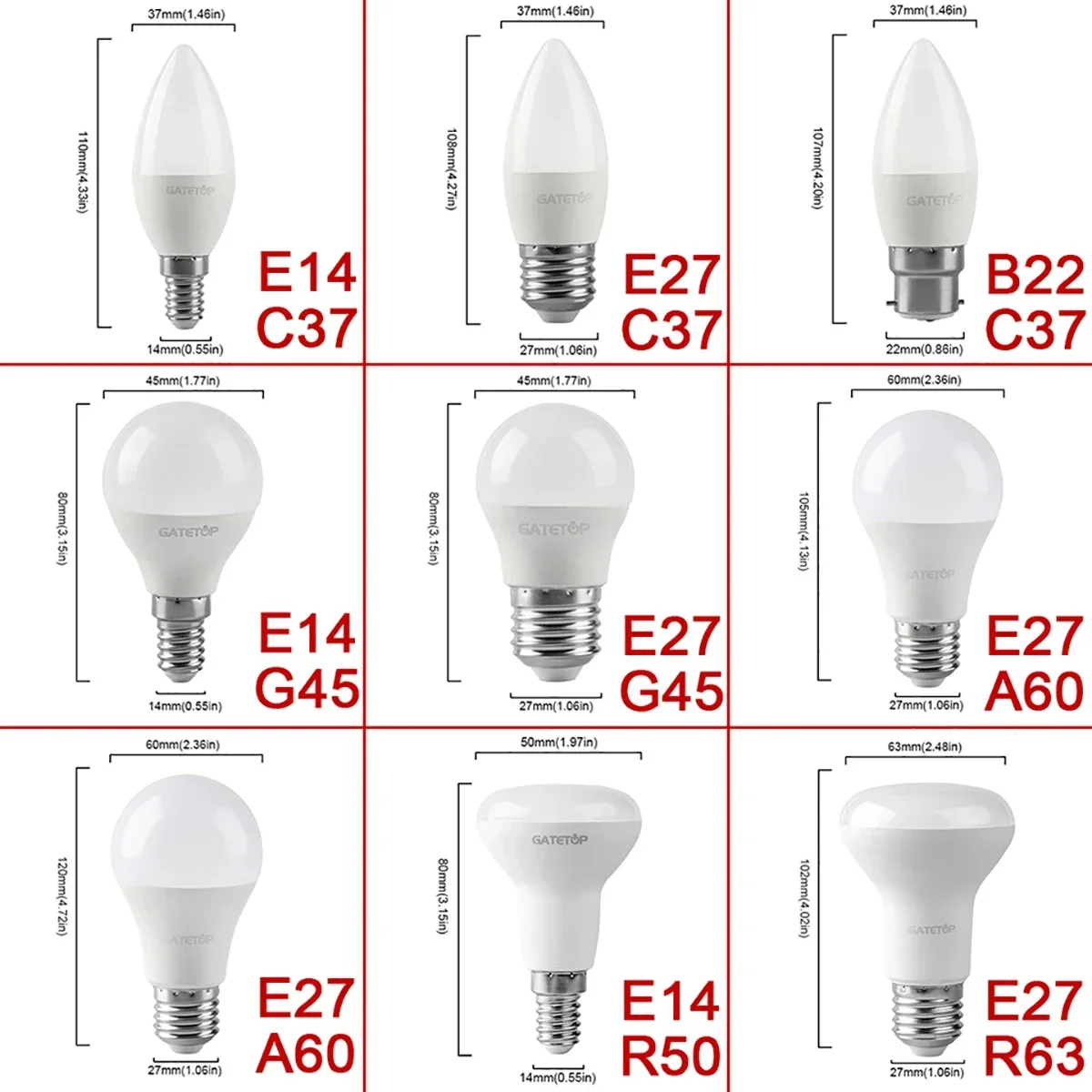 Energy-Saving High Lumen LED Spotlight Bulb