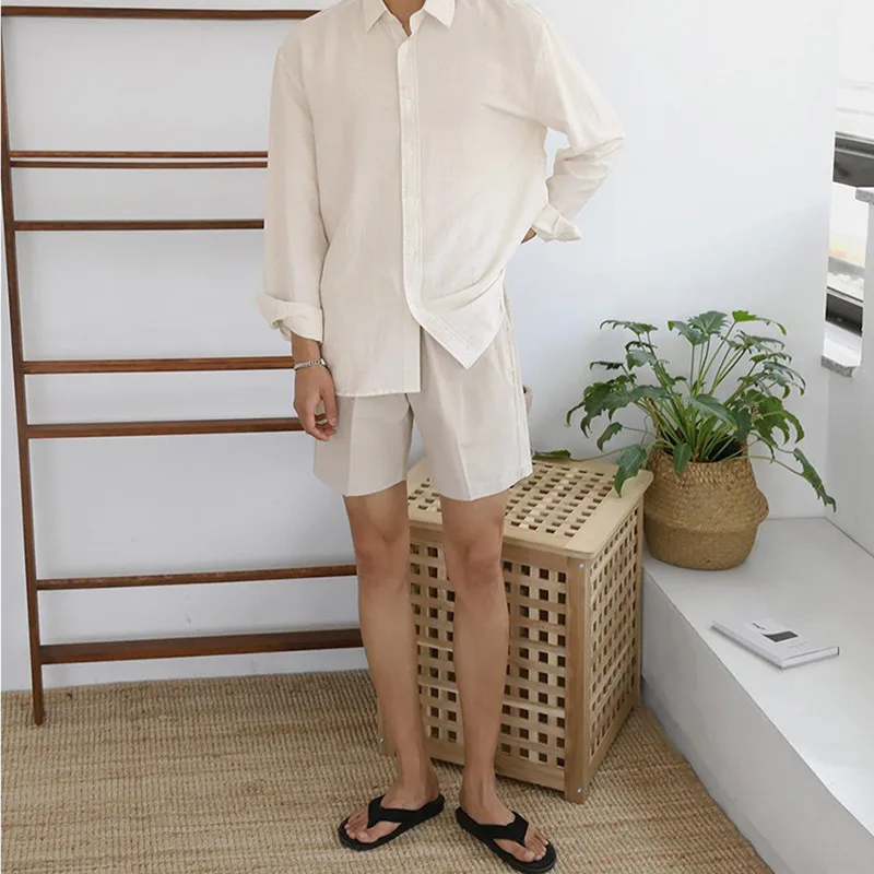 

Men Casual Button Down Shirts Long Sleeve Lapel Collar Solid Color Oversized Shirts Going Out Tops Spring Autumn Clothes Daily