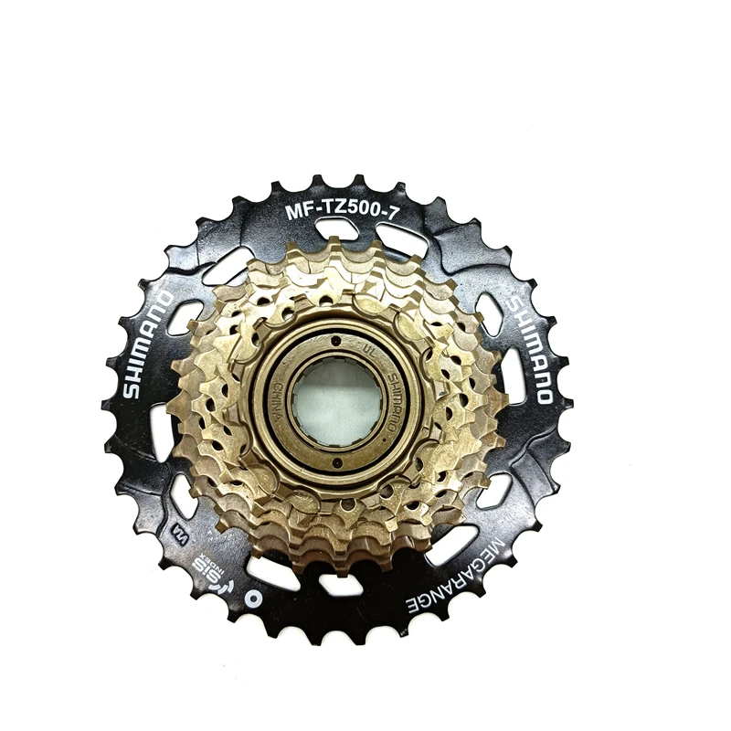 Bicycle Cassette Bicycle Sprocket Gear Bicycle Parts Bike Sprocket Bike Freewheel SHIMANO TOURNEY TZ500 TZ31 7v 7 Speed Cassette Mountain Bike Freewheel Metal Thread Sprocket 14-28/34T Original