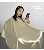 Satin Professional Hairdressing Apron Hair Cutting Satin Leopard Printing Cape Barber Styling Salon Camps Hairdresser Wrap Cloth 4
