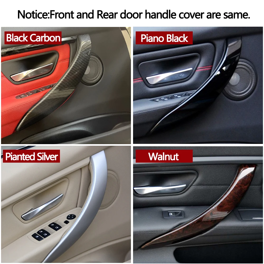 2PCS/4PCS Set Innen Tür Pull Griff Äußere Abdeckung Trim Für BMW 3 4 Serie M3 M4 f30 F80 F31 F32 F33 F34 F35 F36 2013-2018 – Detail 4