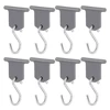 8 Pcs S Shaped Camping Awning Hooks Clips RV Tent Hangers Light Hangers With Holes For Caravan Camperb Accessories 1