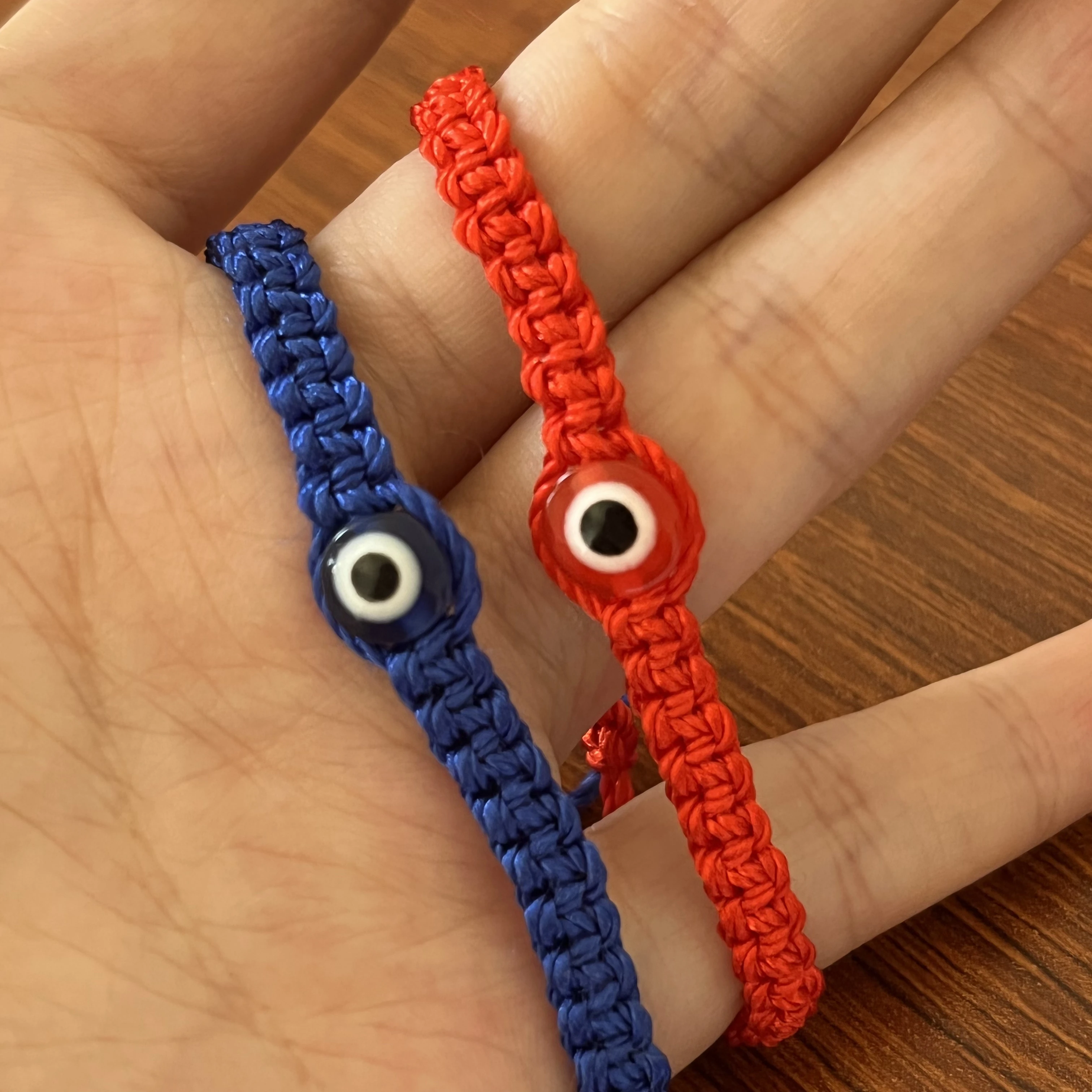 European And American Hand Woven Devil's Eye Bracelet brings Good Luck