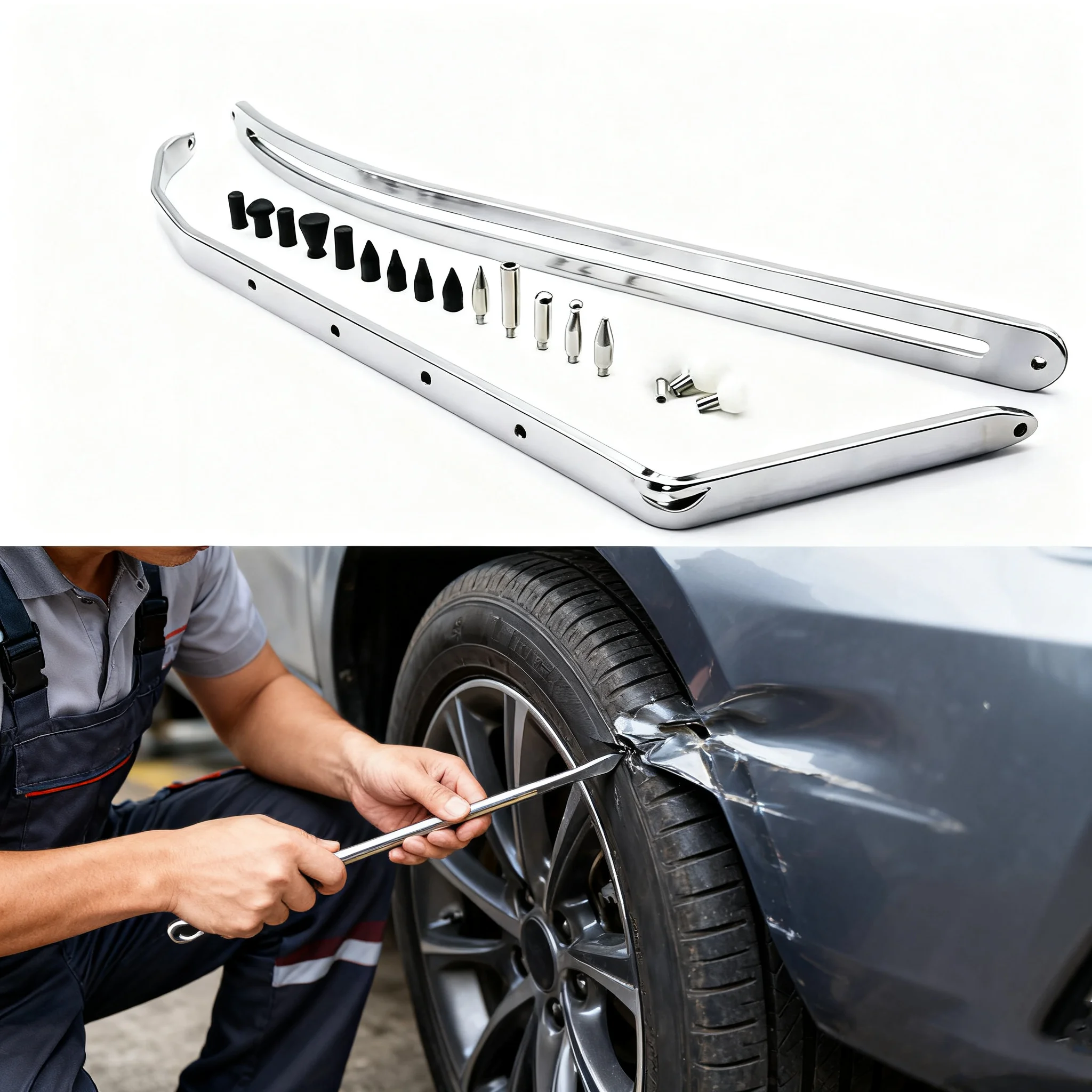 Alloy Kits Automotive Sheet Metal Adjustable Car Concave Repair Sliding ...